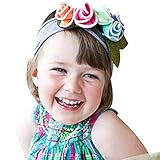 Tonsee ベビー ガールズ ヘッドバンド フラワー ヘアバンド ストレッチ 髪飾り