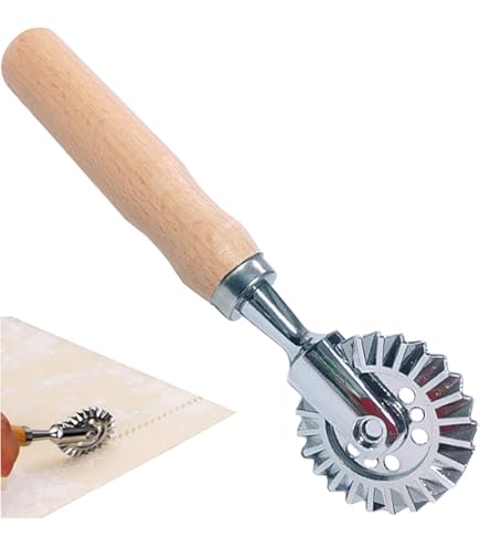 Amazon | Tredoni パスタカッター 木製麺棒 - タリアテル パスタ