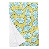 Baby Elephant Ears Ultra Soft Baby Blanket (XLarge (42x32), Playful Paisley) by Baby Elephant Ears