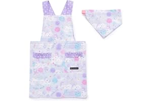 COLORFUL CANDY STYLE バッククロスエプロン 女の子 子供用 かぶるだけ 三角巾 セット ユニコーンファンタジー 100ー120cm CBN7907510