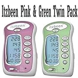 Itzbeen Pink & Green Twin Pack Baby Care Timer by Itzbeen