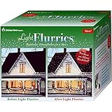 Light Flurries Magical Falling White Snowflakes Christmas Light Projector by Chelsea Home Imports