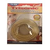 Trisonic 50 feet Telephone Phone Extension Cord Cable Line Wire (50 Feet Ivory) [並行輸入品]