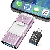 SCICNCE 1TB フォトスティック iPhoneフラッシュドライブ用 USBメモリースティック サムドライブ 外部ストレージ iPhone iPad Androidコンピューター対応 (パープル) USB-1TB-パープル
