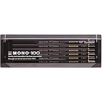 Amazon | トンボ鉛筆 高級鉛筆 2H MONO 100 (超微粒子が凝縮した高密度