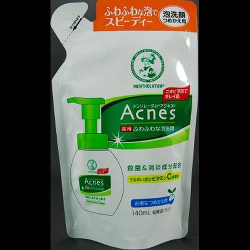 Mua まとめ買い アクネス 薬用ふわふわ泡洗顔 つめかえ用 140ml 2セット Tren Amazon Nhật Chinh Hang Fado