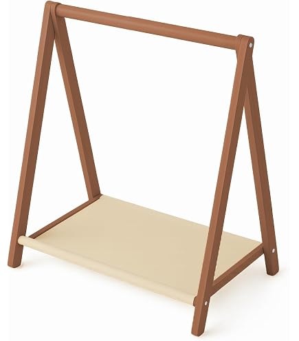 Amazon.co.jp: ハンガーラック 子供用 ベビーハンガー 木製 キッズ