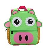 diconna 子供用リュック ランドセル キッズバッグ かわいい　動物　プリンタ 軽い 　大 人気 　幼児 　低学年 カバン 子 (ぶた)