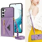 Galaxy S23 5G SC-51D SCG19 対応 スマホ ケース Galaxy S23 5G 肩掛け 首かけ 斜めがけ ショルダー Galaxy S23 5G スマホ 携帯 用 ケース サムスン ギャラクシー S23 5G 財布型 ケース Galaxy S23 5G スマホケース Galaxy S23 5G 手帳型 ケース SC-51D 手帳ケース CASE Galaxy S23 5G スマホ 携帯ケース【封筒のデザイン】 Cavor Galaxy S23 5G スマホ 携帯カバー 適用 case ステント機能 スマホケース ショルダー タイプ二つ折り財布 磁気閉鎖携帯のケース可愛い スマホ ケース ストラップつき 指紋防止 落下防止 Qi急速充電対応 Qi ワイヤレス充電対応 薄型軽量 取り外し可能 落下保護 【パープル】