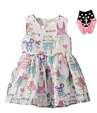 LAZA　ノースリーブ ワンピース Aライン きれいめ 上品 可愛い風　子供ワンピース 女の子 ガールズ (130)