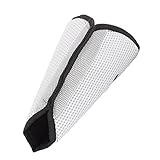 uxcell　車用シートベルトカバー　安全ベルトカバー　着脱式　ファスナー　パッド　シートベルトカバー　グレー