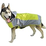 犬のレインコート 犬用カッパ 雨具 通気 帽子付 着せやすい リード穴あり 繰り返し洗える お散歩 お出かけ 濡れない