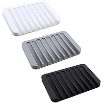 シリコントレー 石鹸置き スポンジ置き ソープディッシュ　白　黒 pr-silicontray2-01.jpg