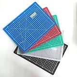 A4 (300 x 220 mm) 透明 カッターマット カッター 厚さ2.5mm (ブルー)