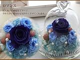 ガラスドーム プリザーブドフラワー・Plus Heart (ロマンス)