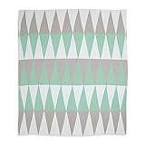 Weegoamigo Cotton Knit Baby Blanket, Carousel Green by Weegoamigo [並行輸入品]