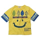 【春物】 CHILD CHAMP(チャイルド チャンプ) SZ天竺インディアン5分Tシャツ 80cm /Y NO.C-86161154
