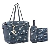 Clevamama Hannah Tote Diaper Bag Navy [並行輸入品]