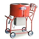 便利なミキサー 鉄ツバ付 カート車取り コンクリート セメント ミキサー シューター 付 70L KMG-2.5HT カネミツ 代不
