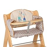Hauck Alpha Padded Comfort Highchair Seat Cushion, Animals by Hauck
