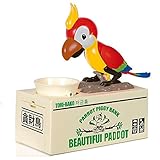 ICollect Hungry Parrot Eatingコイン貯金箱 – ロボットCoin Munchingおもちゃお金ボックス
