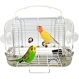 IYOIYA 鳥 キャリー インコ キャリーケース 止まり木付き 文鳥 ケージ 通院 おでかけ 鳥かご キャリーケージ セキセイ 手乗り ゲージ