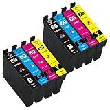 エプソン用IC69インク IC694CL互換インクカートリッジ (2BK/2C/2M/2Y) 4色8本セット 増量版 IC69互換インク 対応機種: PX-045A PX-046A PX-047A PX-105 PX-405A PX-435A PX-436A PX-437A PX-505F PX-535F プリンター