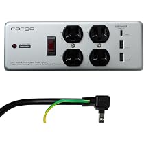 Amazon.co.jp: Fargo STEEL TAP USB-C USB-A 電源タップ AC4個口