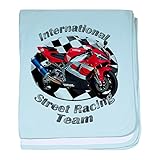 CafePress – YZF - r1 Baby Blanket – スーパーソフトベビー毛布、新生児おくるみ 標準 ブルー 603832583-0-98-0