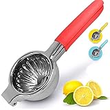 レモン絞り器ハンドみかんジューサー果汁シトラスみかん手搾りステンレス製ジューサーしぼる手動しぼり器