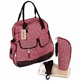 (ルダン)RUDAN マザーズバッグ 大容量 ショルダー リュック トート 3way ママバッグ (レッド)