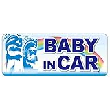 Sticker Shop Haru ＢＡＢＹ IN CAR マグネット ハワイアンティキA
