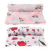 Perfk ベビーバスタオル 　柔らかい 　ベビー　 春夏　花柄