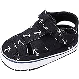 （カエルフロッグ）ベビー サンダル 子供靴 キッズ シューズ 柔らかい ファーストシューズ 赤ちゃん ビーチサンダル カジュアル 通気 軽量 ブラック綿布12-18ヶ月に対応 夏