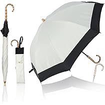 Amazon | KIZAWA 日傘 UVカット 100 遮光 二段式 折りたたみ日傘