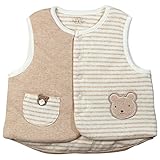 《H29年春物》(日本製) Pample Mousse(パンプルムース) オーガニック接結動物ワッペン・モチーフ付胴着 50~70cm/BE NO.DP-71516