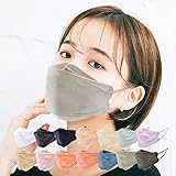 立体マスク 30枚入り 不織布 血色マスク 4層構造 女性 子供 やや小さめ ぺールアイリス