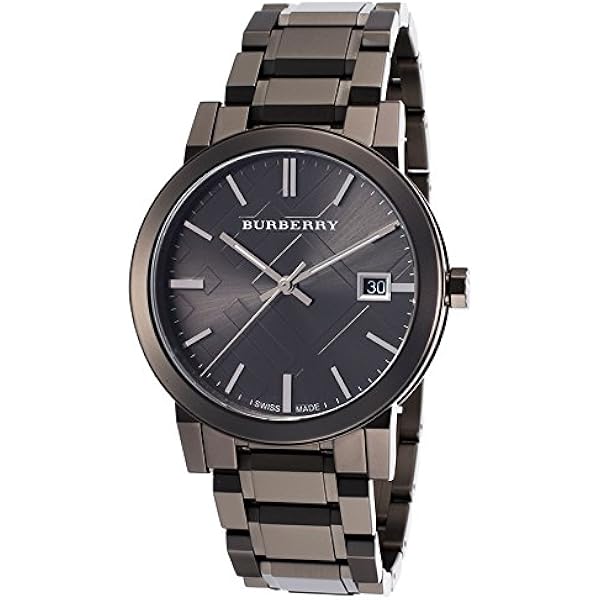 Amazon.co.jp: [バーバリー]BURBERRY メンズ THE CITY 42mm クロノ