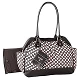 Baby Essentials Large Satchel Diaper Bag with Brag Book - Pink / Brown by A.D. Sutton & Sons
