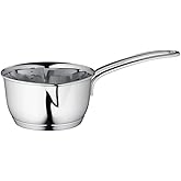 Kuchenprofi Stainless Steel Saucepan with Clad Bottom 16-Ounce Silver