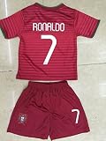 2014 Cristiano RonaldoポルトガルホームサッカーKids Jersey & Short