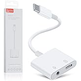 【60W PD急速充電·ゲーム7.1ch ·Hifi】2in1 Type-C イヤホン変換 ケーブル タイプC イヤホンジャック 3.5mm Aux端子 USB-C PDイヤホン 充電アダプター音声通話可能/音量調節/音楽 iPhone15 iPad