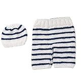 Zhhlinyuan Fashion Newborn Baby Boy Girl Crochet Knit Costume Photo Photography Prop Outfit 2175