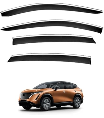 Amazon | 車用サイドバイザー 日産アリアFE0型 2022年1月~ に