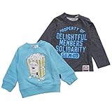 子供服　男の子　女の子　ベビー　英字ロンＴ／裏毛ポップコーンPｔトレーナー 95 英字ロンＴ