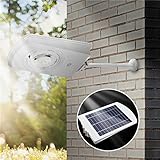 15Wソーラーパワードライトコントロール防水壁ランプ屋外庭ウォークウェイストリートライト