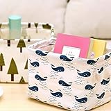 ID 2 pcs Cuteリネン布デスクSundiresストレージバスケットCosmeticメイクアップBookオーガナイザー