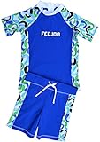 Fedjoa – Little Boy 'sラッシュガード、UV Swim Shorts – Boomerang – French Designer カラー: ブルー