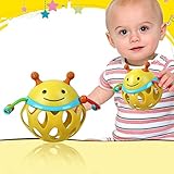 amyove Rattleベビーソフトラバー中空Rattle Cartoon Animal Teetherボール教育玩具ギフトfor Boys and Girls LX0516JXtoy9F2697F