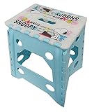 【選べるキャラクター】 折りたたみ 踏み台 ステップ チェア ミニタオル セット スヌーピー ミッキー ミニー ミニオンズ (大, スヌーピー★ライトブルー)